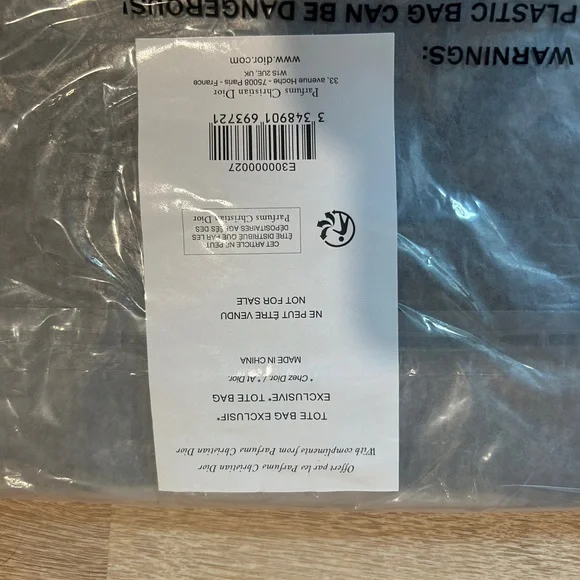 Dior Black Mesh Tote Bag - Picture 4 of 4